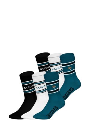 JACKSONVILLE JAGUARS CREW 6-PACK - Socken - tel wht blk