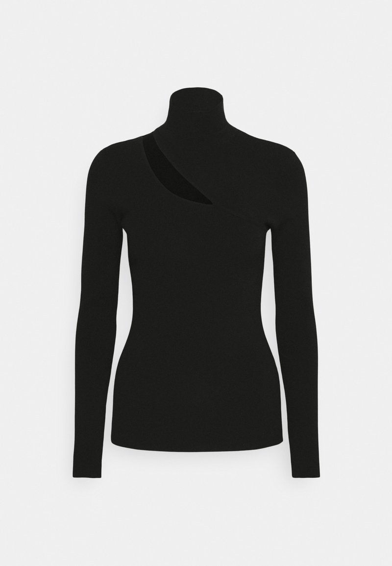 Damen Strickjacken | Dondup COLLO ALTO Strickpullover black/schwarz - VZ78949 Damen Strickjacken | Dondup COLLO ALTO Strickpullover black/schwarz - VZ78949