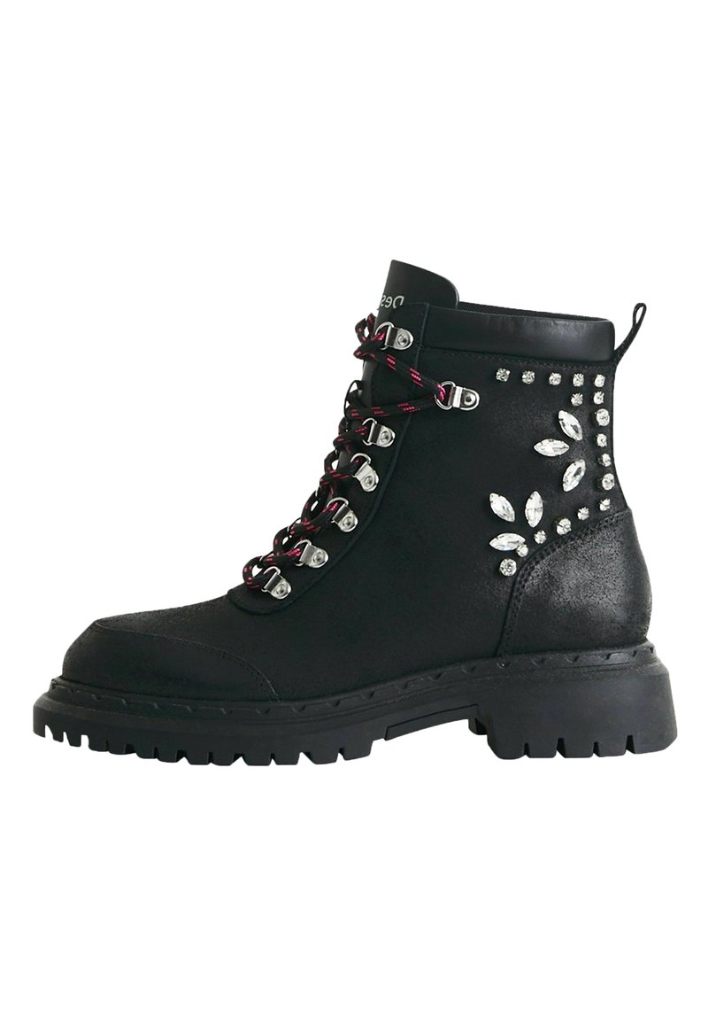 Desigual Veterboots zwart Desigual Veterboots zwart