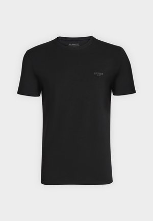 Guess, CN  SS CORE EXTRA SLIM TEE - T-shirts basic - jet black