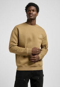 Lee LONG SLEEVE ESSENTIAL CREW - Collegepaita - dark khaki