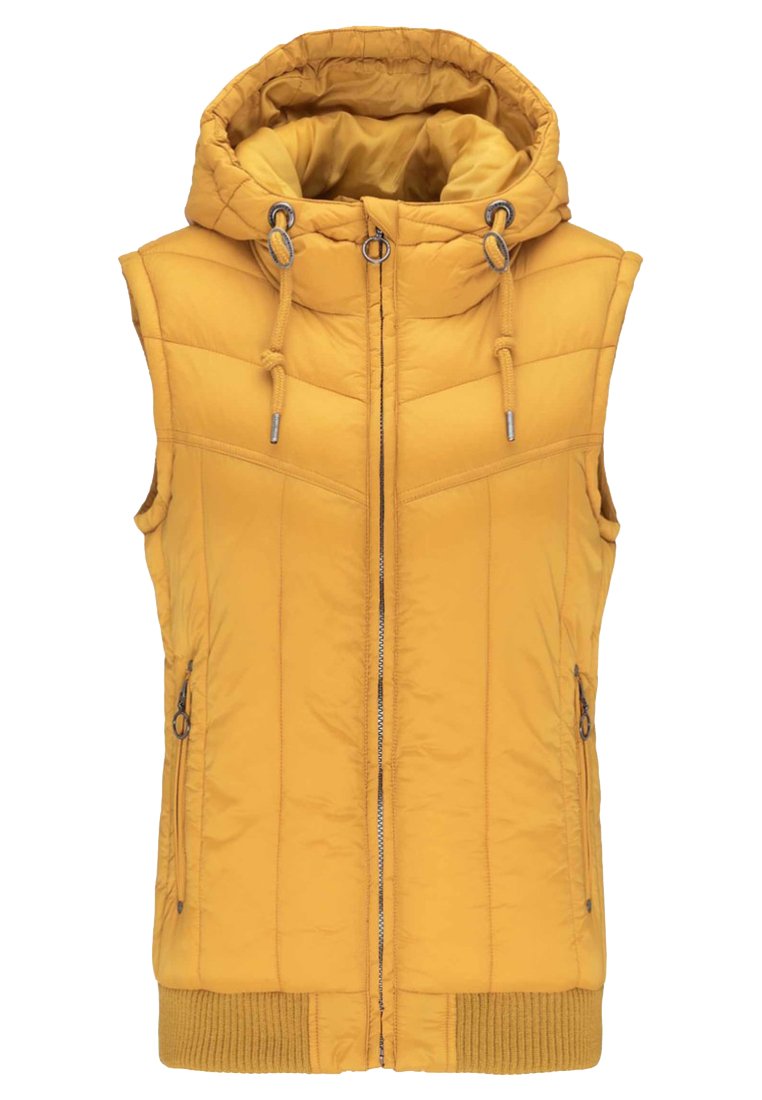 DreiMaster Weste curry DreiMaster Steppjacke Damen curry im Online Shop von