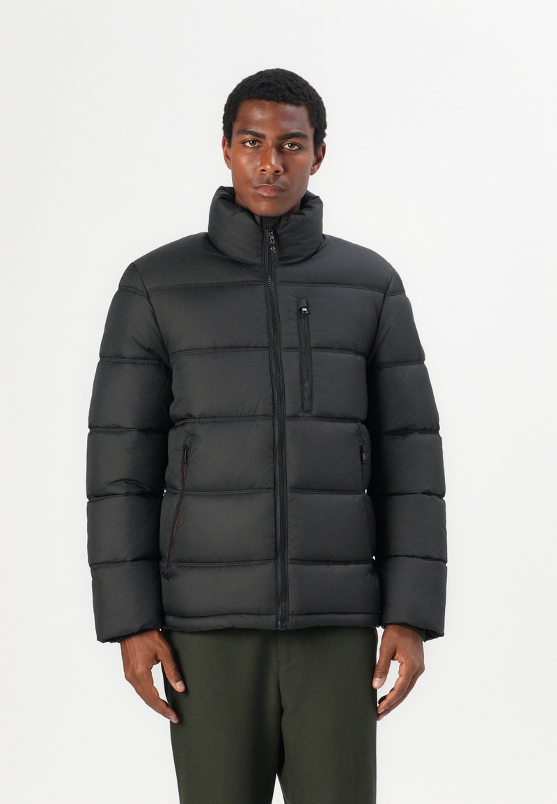 TOM TAILOR SPORTY PUFFER - Chaqueta de invierno - black