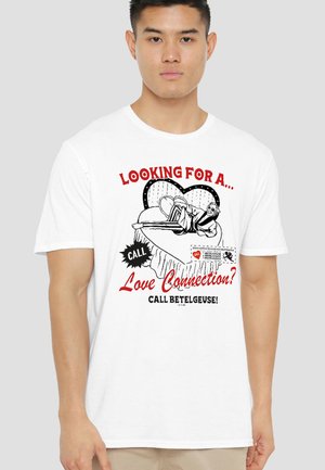 Warner Brothers, BEETLEJUICE BEETLEJUICE LOVE BEETLEJUICE - Print T-shirt - white