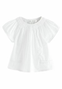 Next - SLEEVE REGULAR FIT - Blus - white Miniatyrbild 1