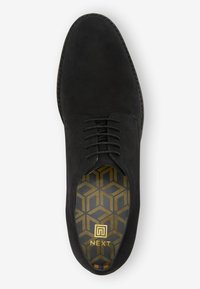 Next LEATHER DERBY SHOES - Snörskor - black