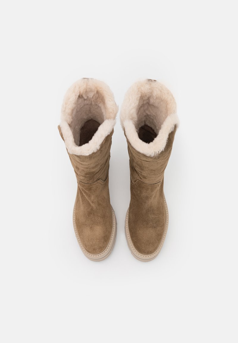 Alpe - Botas la nieve kaki/caqui -