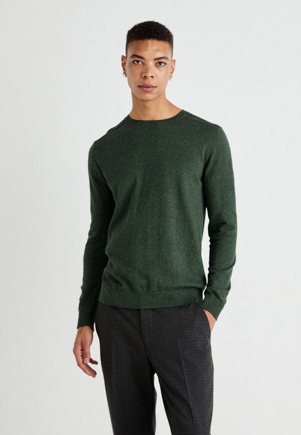 SLHBERG CREW NECK - Jumper - forest night