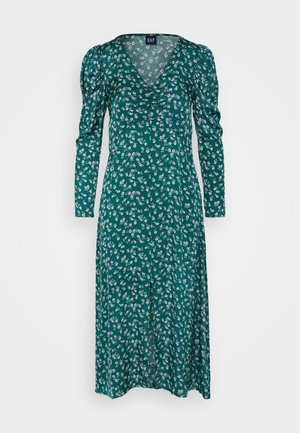 GAP, PUFF MIDI - Kokteilikleit/peokleit - green multi