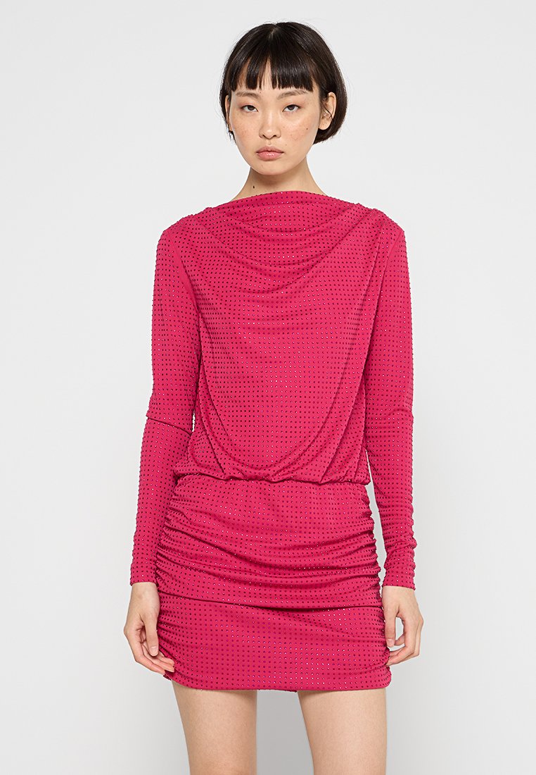 Versace Jeans Couture Jurk donkerroze Versace Jeans Couture Jurk donkerroze