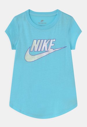 AURA FUTURA TEE - Print T-shirt - blue