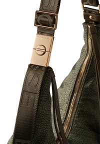 Borbonese FOLD HOBO MEDIUM - Handtasche - military green