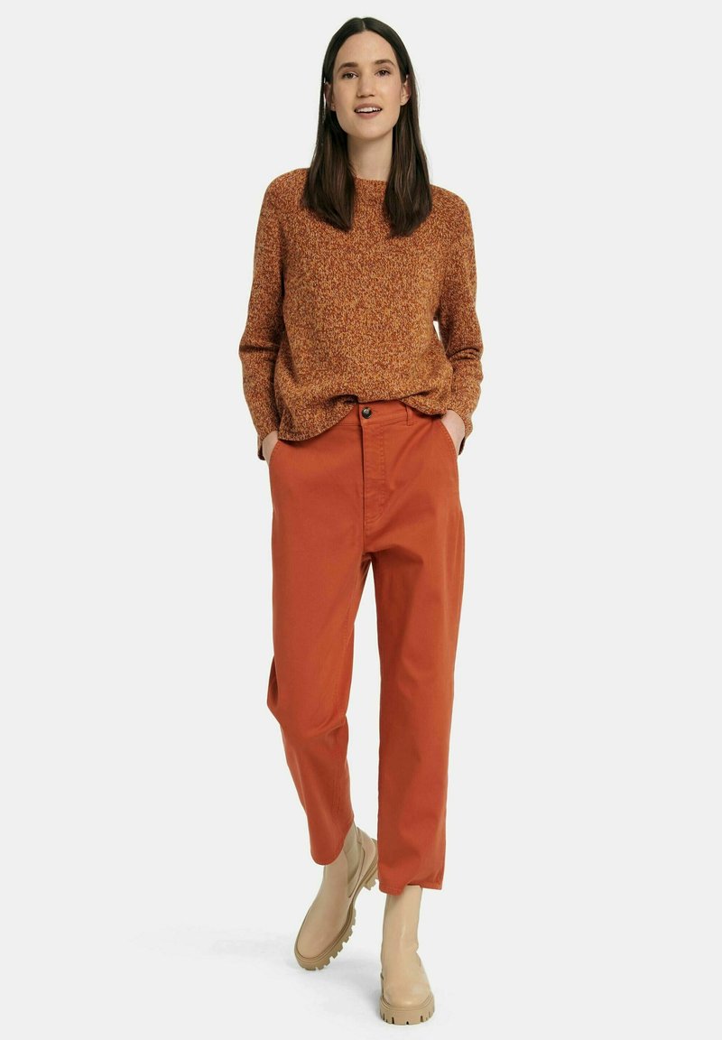 Damen Strickjacken | DAY.LIKE Strickpullover kürbis multicolor/orange - EO99000 Damen Strickjacken | DAY.LIKE Strickpullover kürbis multicolor/orange - EO99000