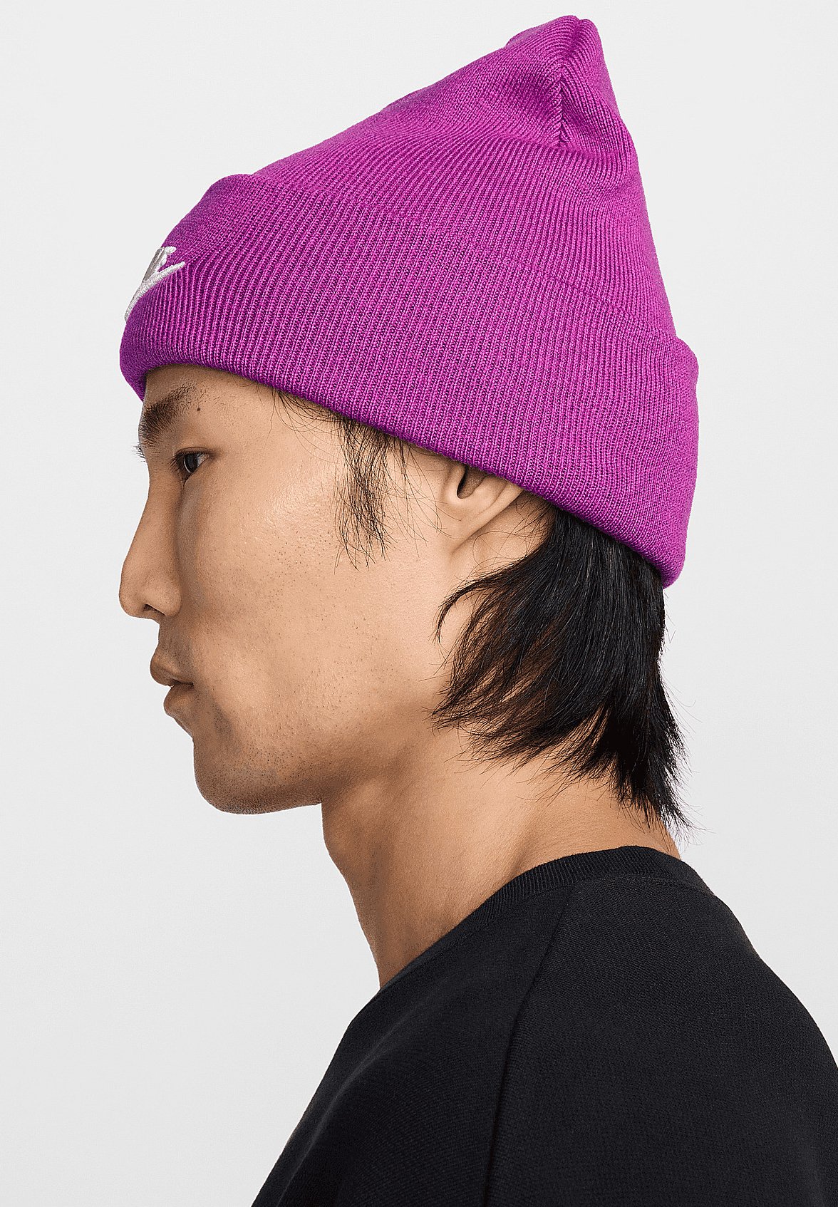 purple nike beanie
