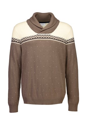 XMAS SHAWL - Strickpullover - brown