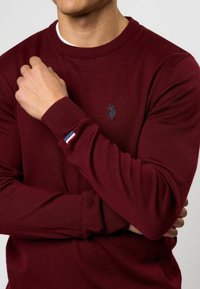 U.S. Polo Assn. Džemperis - tibetan red mélange