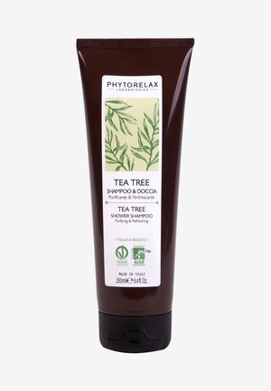 VEGAN & ORGANIC TEA TREE- PURIFYING & REFRESHING SHOWER SHAMPOO  - Douchegel - -