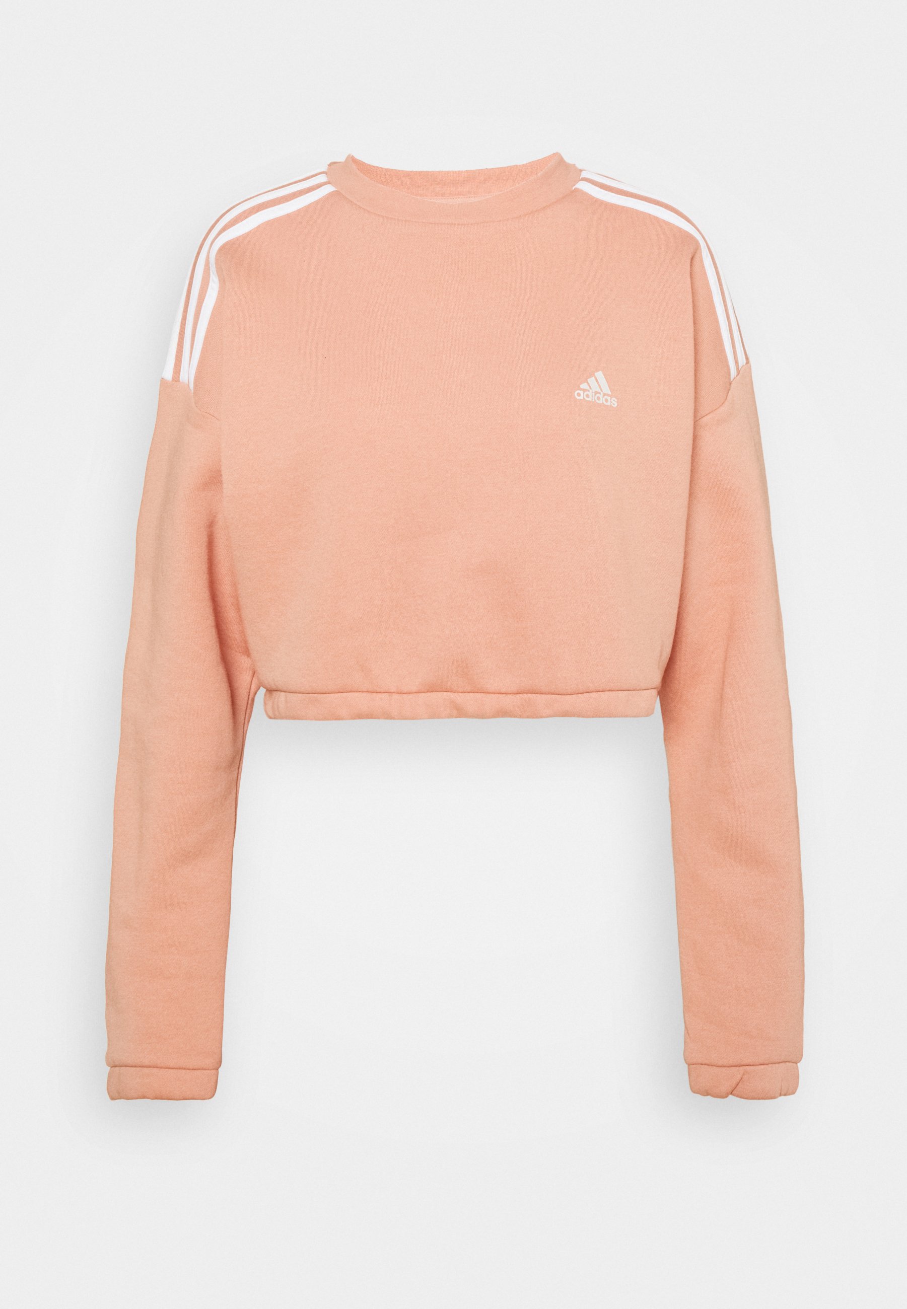 cropped crew neck