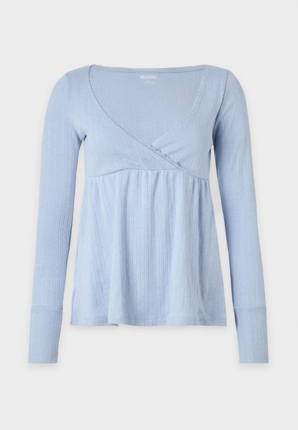 Easy Long-Sleeve Pointelle Babydoll Top - Long sleeved top3