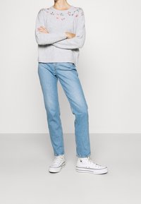 ONLY Strickpullover - light grey