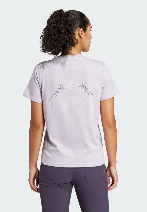 GRAPHIC - Print T-shirt - silver dawn