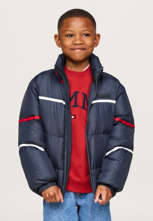 Tommy Hilfiger GLOBAL STRIPE PADDED - Veste d'hiver - desert sky