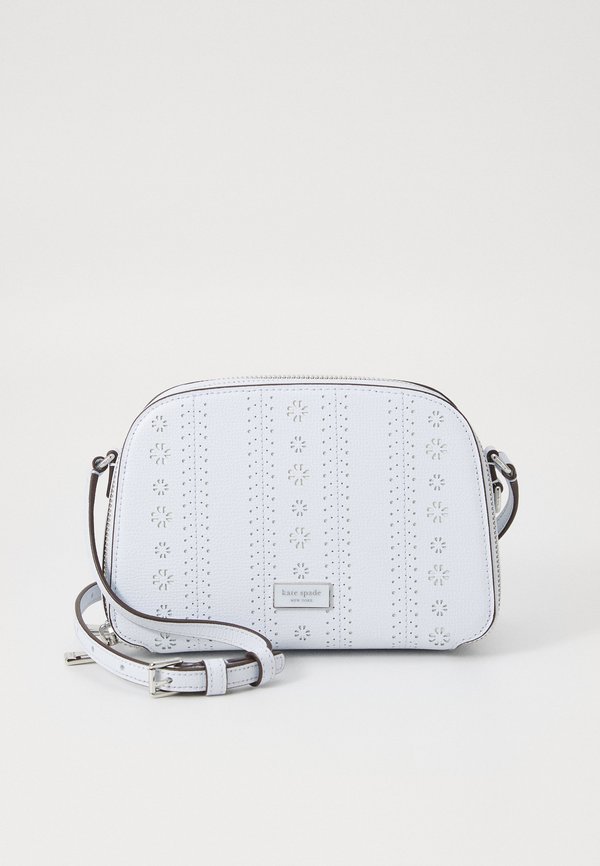 SERENA POINTELLE DOUBLE ZIP DOME CROSSBODY - Cross body bag - taro milk