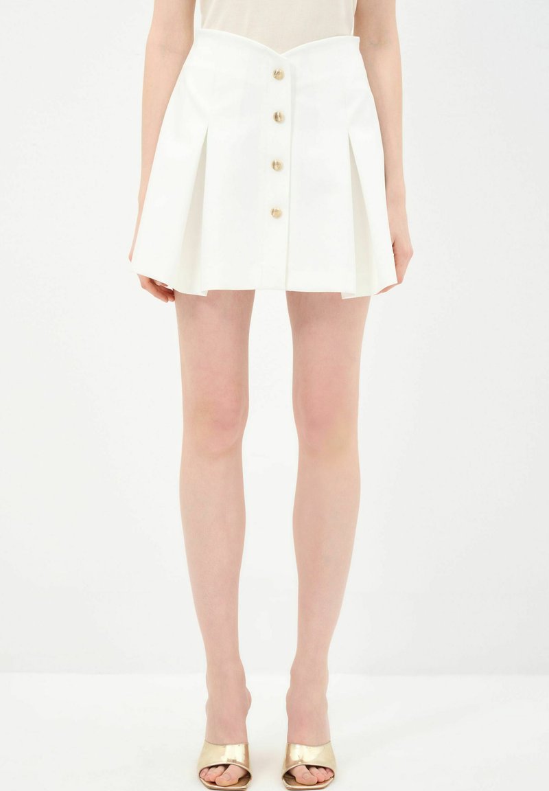 Selah B Pinstripe Nederdel - Antracit