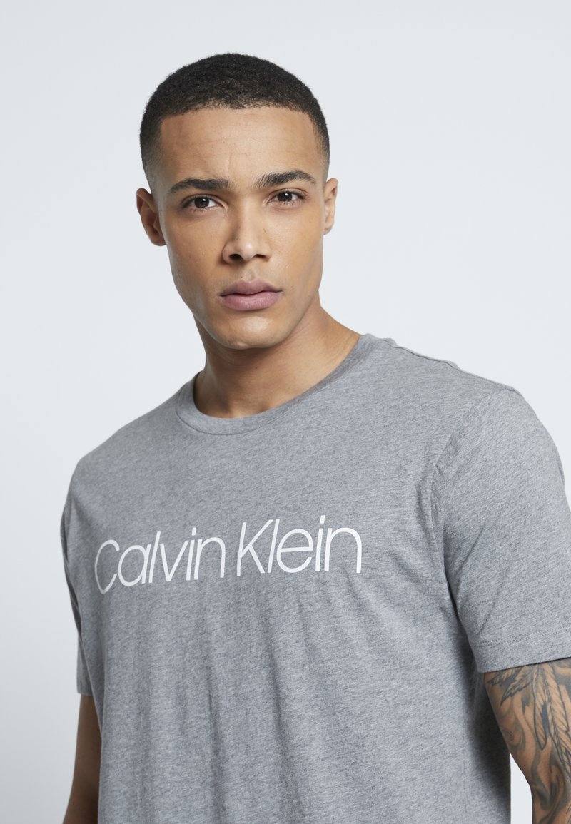 Calvin Klein FRONT LOGO 2 PACK - Print T-shirt - multi/black 