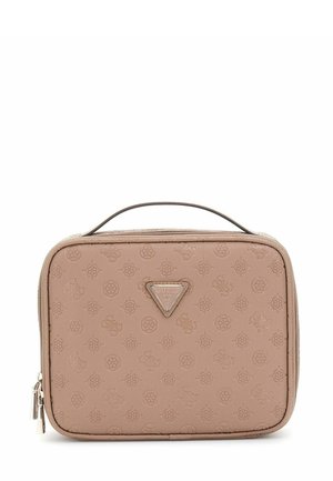 WILDER TRAVEL COSMETIC ORGANIZER - Trousse de toilette - dark taupe logo