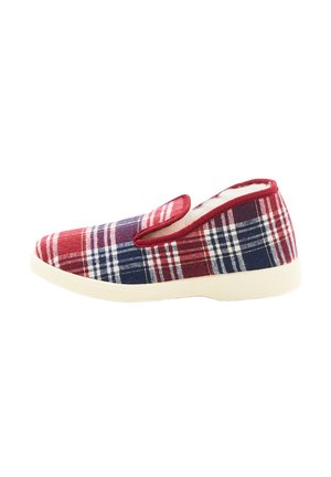 Damart Pantoffels - rouge carreaux