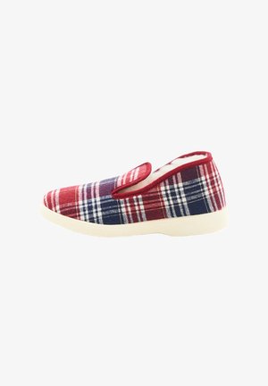 Damart Pantuflas - rouge carreaux