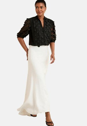 3D SPOT - Button-down blouse - black