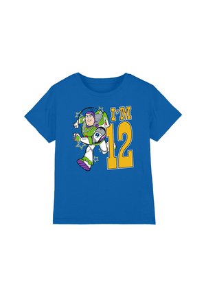 Print T-shirt - royal blue