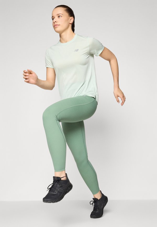 SLEEK HIGH RISE LEGGING - Running tights - dark juniper3