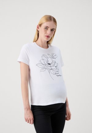 T-shirt con stampa - white