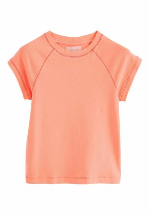 CREW NECK SHORT SLEEVE RAGLAN PETITE - Pamata T-krekls - fluro orange