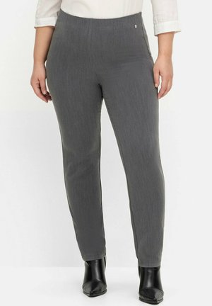 Sheego, SCHMALE  - Stoffhose - anthrazit meliert