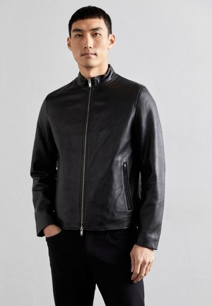 MORVEK KELLEHER - Leren jas - black