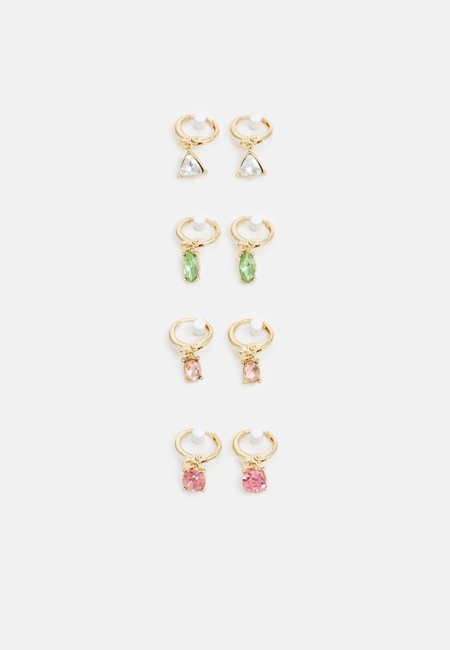 PCLAR EARRINGS 4 PACK - Ohrringe - gold-coloured/multi