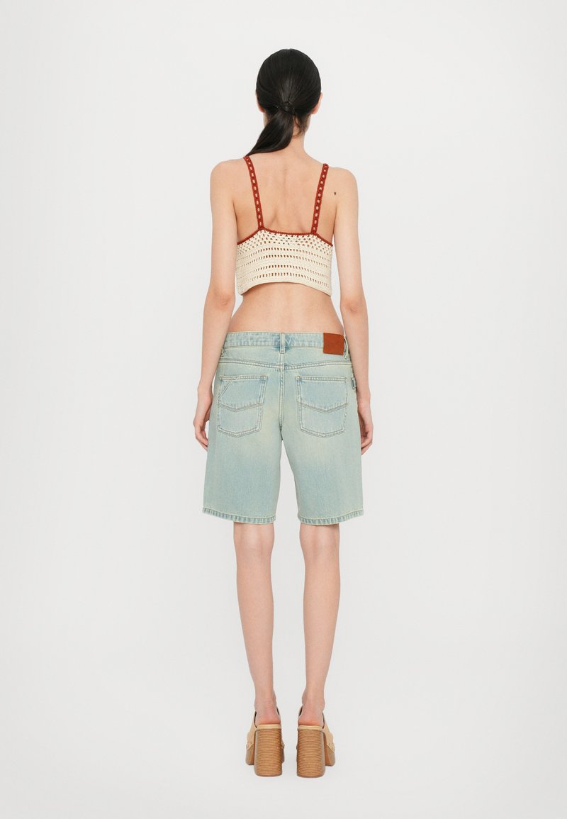 Short Zadig & Voltaire Coton Rose Clair Taille 38 - Occasion Très Bon État - Femme