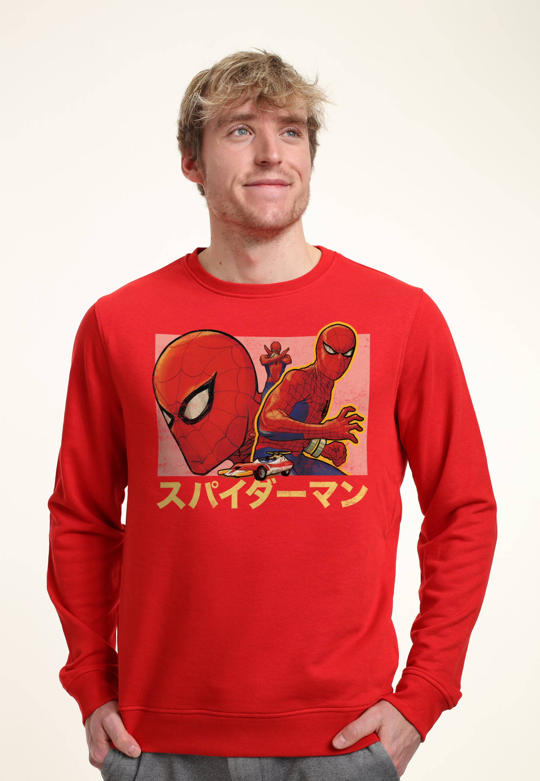 Marvel SPIDER-MAN CLASSIC SPIDEY JAPAN - Sweatshirt - red - Zalando.de
