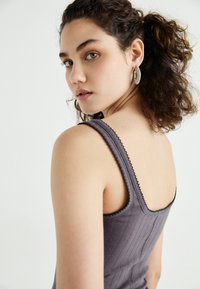 Free People END GAME POINTELLE TANK - Top - volcanic glass