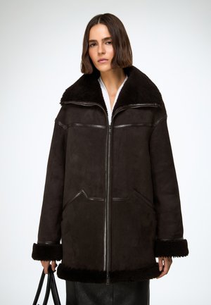 Wintermantel - dark brown
