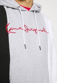 Karl Kani Felpa con cappuccio - light grey