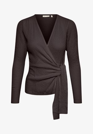 NEMOIW WRAP - Blouse - truffle