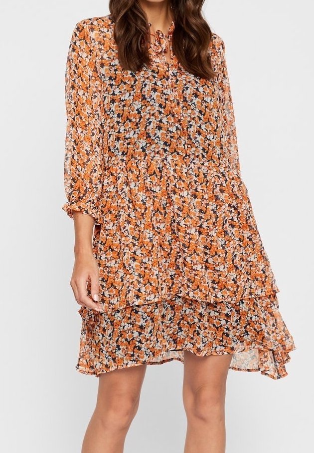 YAS Denní šaty - dark-blue denim