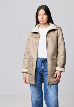 DETAILS - Wintermantel - beige