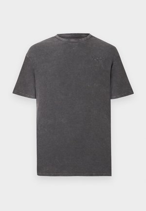 YOURTURN, WAFFLE REGULAR FIT - Lihtne T-särk - asphalt