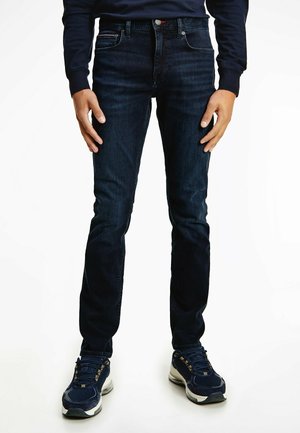 Straight leg -farkut - dark-blue denim